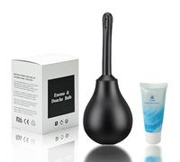 Poire à Lavement Intime Anus ANTI RETOUR - Kit Lavement Intestinal Poire Lavement Rectale Adulte 280ML, Douches Anale et Vaginale+Sac+Lube