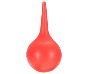 Poire de Nettoyage Auriculaire 90ml en Silicone et Caoutchouc, Rouge | Pompe à Pression à Embout Conique, Légère et Antidérapante, pour Voyage et Atelier, 1 Pièce