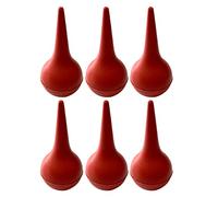 Poire de Nettoyage Multifonction Rouge 6 Pièces en Caoutchouc