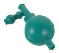 Poire de Pipette à Trois Valves Vert en Caoutchouc, Usage Laboratoire | Contrôle Main, Conception à Trois Voies, pour Étudiants en Chimie et Techniciens