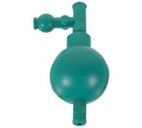 Poire de Pipette en Caoutchouc à Trois Valves, Vert, Dosage Précis | Remplisseur Quantitatif pour Laboratoire, Commande Sûre Main, Usage en Chimie et Éducation