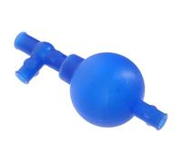 Poire de Remplissage de Pipette Quantitative à 3 Ouvertures Bleue | Silicone et Caoutchouc, Transfert Liquide Contrôlé, Usage en Laboratoire, pour Tubes et Verrerie