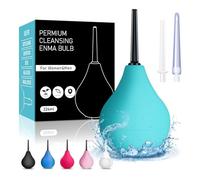 Poire Lavement Intime Anus Rectale - 224ML Douche Intime Périnée avec 3 buses, Poire a Lavement,Lavement Colon et Intestins, Douches Anale et Vaginale