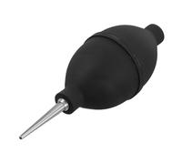 Poire Noir à Long Embout Auriculaire en Silicone pour Lavage | Nettoyage Doux, Design Ergonomique, Usage Maison ou Bureau, Compatible Œil et Autres Usages