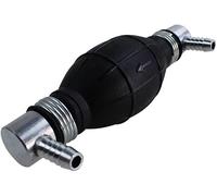 Poire Pompe d'Amorçage Universelle pour Système d’Alimentation Gasoil ou Essence Coudée des Deux Cotés à 90° - Sortie de 8mm avec Clapet Anti Retour