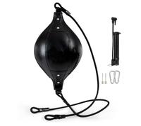Poires de Vitesse, Balle de Réflexe de Boxe Gonflable Suspendue pour Usage Domestique, Entraînement Coordination œil-Main(Noir)