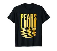 Poires minimalistes esthétiques abstraites rétro fruits d'été T-Shirt