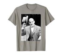 Poirot David Suchet Agatha Christie 1988 T-Shirt