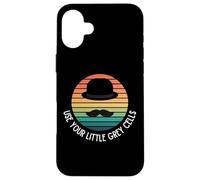 Poirot Utilisez Vos Petites cellules Grises Coque pour iPhone 16 Plus