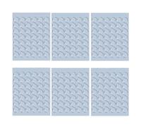 Pois adhésifs transparents double face pour tableau de bord de voiture, figurines, présentoirs et supports de téléphone