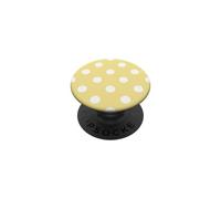 Pois Blancs Jaunes beurres, esthétiques, Mignons et Grands Pois PopSockets PopGrip Adhésif