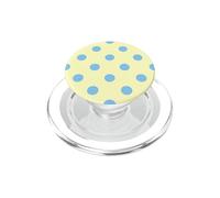 Pois Bleus Jaunes beurres, esthétiques, Mignons et Grands Pois PopSockets PopGrip pour MagSafe