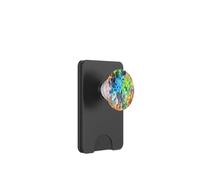 Pois colorés Splash Rainbow Watercolor Explosion PopSockets PopWallet pour MagSafe