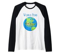 Pois du Monde - Save The Earth, Peace, Animals, Environment Gift Manche Raglan