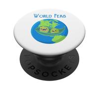 Pois du Monde - Save The Earth, Peace, Animals, Environment Gift PopSockets PopGrip Adhésif