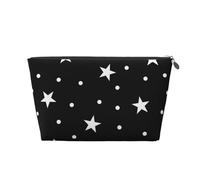 Pois et étoile Noirs et Blancs, Trousse de Toilette Trousse de Maquillage Sac à cosmétiques Trousse de Toilette de Voyage Portable