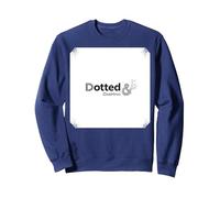 Pois et fringants : Art de ponctuation élégant pour Les Amateurs de Mots Sweatshirt, Unisexe pour Adultes, Bleu Marine, XL