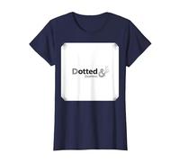 Pois et fringants : Art de ponctuation élégant pour Les Amateurs de Mots T-Shirt, Femme, Bleu Marine, XL