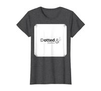 Pois et fringants : Art de ponctuation élégant pour Les Amateurs de Mots T-Shirt, Femme, Chiné Foncé, XL