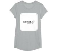 Pois et fringants : Art de ponctuation élégant pour Les Amateurs de Mots T-Shirt, Fille, Gris Chiné, XS