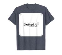 Pois et fringants : Art de ponctuation élégant pour Les Amateurs de Mots T-Shirt, Homme, Bleu Chiné, 3XL