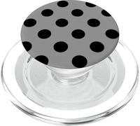 Pois Gris et Noir, pour Femmes et Filles à Pois PopSockets PopGrip pour MagSafe