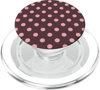 Pois Marron et Rose à Pois esthétiques, Mignons, Grands Pois PopSockets PopGrip pour MagSafe