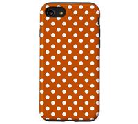 Pois Orange brûlé - Esthétique - Gros Pois Coque pour iPhone SE (2020) / 7/8