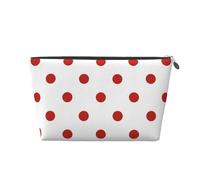 Pois Pois Point Rouge, Trousse de Toilette Trousse de Maquillage Sac à cosmétiques Trousse de Toilette de Voyage Portable