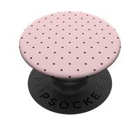 Pois Roses et Marron à Pois esthétiques Mignons minuscules à Pois PopSockets PopGrip Adhésif