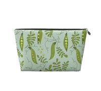 Pois Verts Laissent Bleu, Trousse de Toilette Trousse de Maquillage Sac à cosmétiques Trousse de Toilette de Voyage Portable