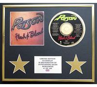 POISON/CADRE CD/EDITION LIMITEE/CERTIFICAT D'AUTHENTICITE/FLESH & BLOOD