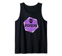 Poison Design Logo Grunge Violet Débardeur