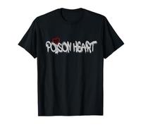 Poison Heart Graffiti Red Love Urban Art Design T-Shirt