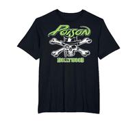Poison - Hollywood T-Shirt, Homme Grandes Tailles, Noir, 2X Tall