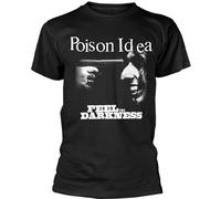 Poison Idea - "Feel The Darkness" T-shirt pour homme/femme unie PH745 (S) (Noir)