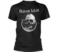 Poison Idea - T-shirt homme/femme unie PH744 (L) (Noir)