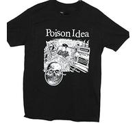 Poison Idea T Shirt Punk Rock Band Men Tee Casual Graphic Vintage Gift Tops Black S