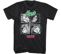 Poison Look What Cat Dragged in Sketch Men's T Shirt Rock Band Black XL