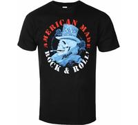Poison - T-shirt "American Made" pour homme/femme unie RO8536 (L) (Noir)
