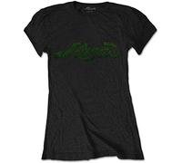 Poison - T-Shirt # S Black Femmina # Vintage Logo [Import]