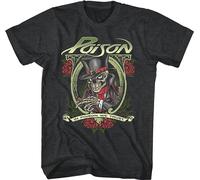 Poison - "We Trust" T-shirt Homme/Femme Unie RO5786 (XL) (Noir)