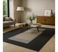 Poisrien Tapis Chambre Salon à Poils Courts Doux, Antidérapant, Lavable pour Cuisine, Salle à Manger, Terrasse et Couloir Étroit Jaune Moderne 120x160cm