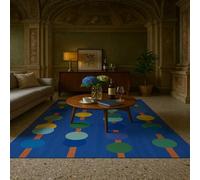 Poisrien Tapis Salon Doux Lavable Antidérapant, adapté à la Chambre, Salle à Manger, Cuisine, Terrasse et Couloir Étroit Rouge Moderne 160x200cm