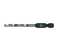 Poisson, 013be03 Mèche à bois spirale HSS avec embout 1/4 ", 013BE0600