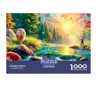 Poisson 1000 Pièces Freshwater Poisson Puzzle Adulte Un Puzzle Difficile Jeu De Puzzle pour Toute La Famille Enfants Activité Familiale Parfaite Décoration De La Maison 70x50cm/1000pcs