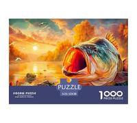 Poisson 1000 Pièces Freshwater Poisson Puzzle Adulte Un Puzzle Difficile Jeu Éducatif Défi Jouets Divertissement Puzzles Classiques pour Adultes Et Enfants À Partir De Activité Familiale Parfaite