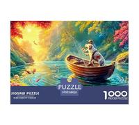 Poisson 1000 Pièces Freshwater Poisson Puzzle Adulte Un Puzzle Difficile Jeu Éducatif Défi Jouets Enfants Activité Familiale Parfaite Décoration De La Maison 38x26cm/1000pcs