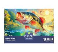 Poisson 1000 Pièces Freshwater Poisson Puzzles pour Adultes Un Puzzle Difficile Jeu De Puzzle pour Toute La Famille Divertissement Puzzles Classiques pour Adultes Et Enfants À Partir De
