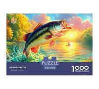 Poisson 1000 Pièces Freshwater Poisson Puzzles pour Adultes Un Puzzle Difficile Jeu De Puzzle pour Toute La Famille Divertissement Puzzles Classiques pour Adultes Et Enfants À Partir De Activité